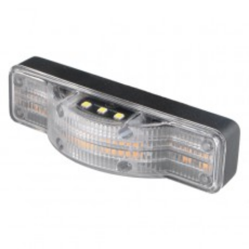 Durite 0-441-85 R65 12 LED Warning Light With White License Plate Lamp (36 flash patterns) PN: 0-441-85